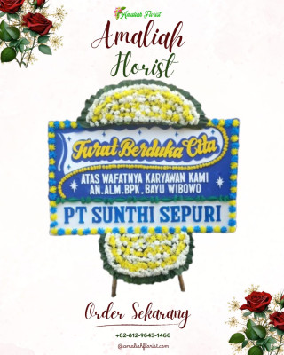 Papan Bunga Duka di Sumur