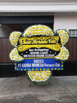 Papan Bunga Duka di Sumur